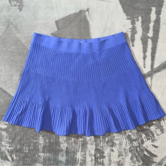Elle Pleated Ribbed Pull-On Short Skirt Size 2XL - Picture 1 of 7